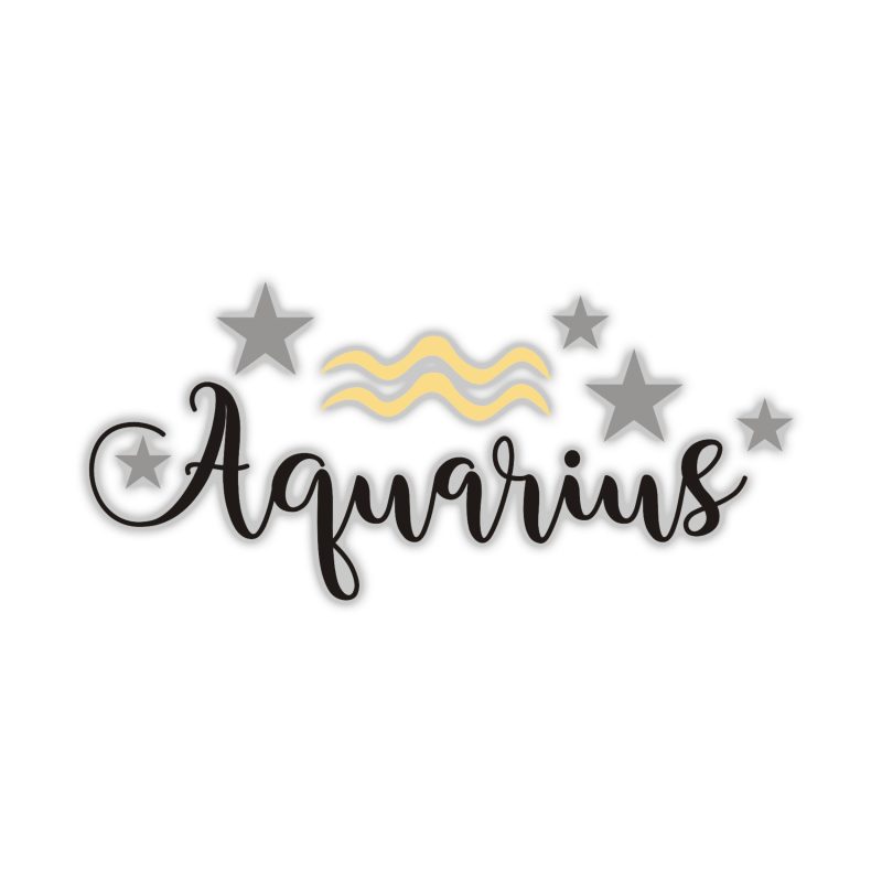 Aquarius - Full Color Vinyl Decal - Custom Size