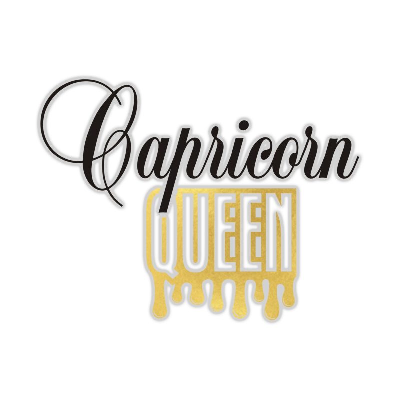 Capricorn Queen - Full Color Vinyl Decal - Custom Size