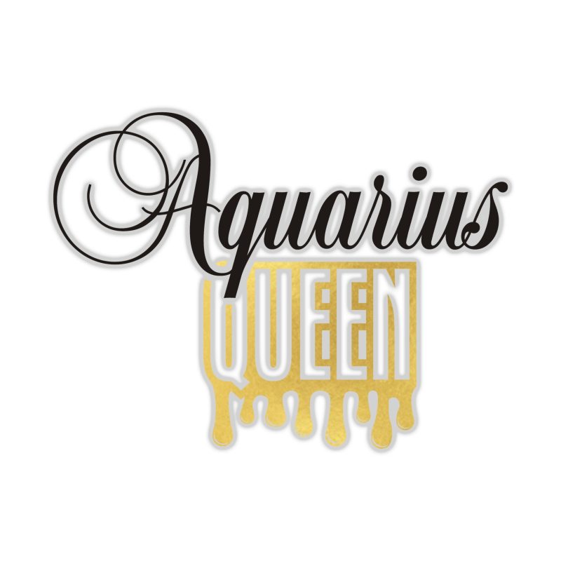 Aquarius Queen - Full Color Vinyl Decal - Custom Size