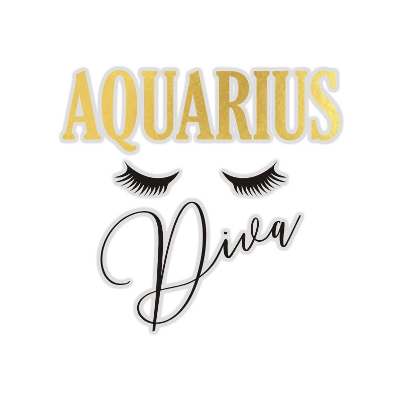 Aquarius Diva - Full Color Vinyl Decal - Custom Size