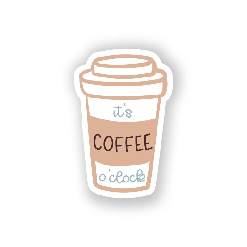 Coffee Full Color Vinyl Decal - Custom Size