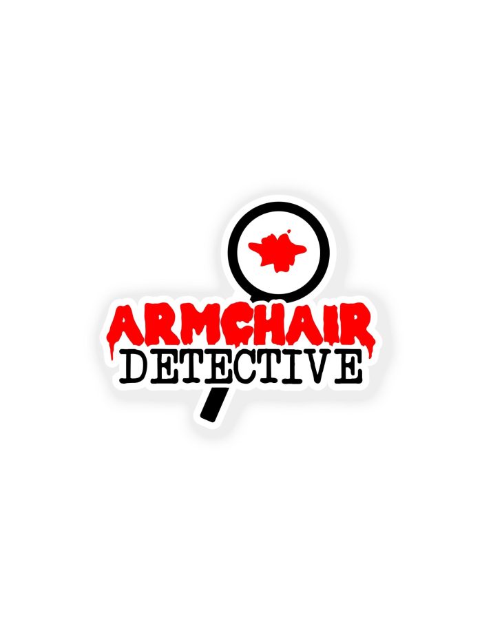 Armchair Detective Full Color Vinyl Decal
