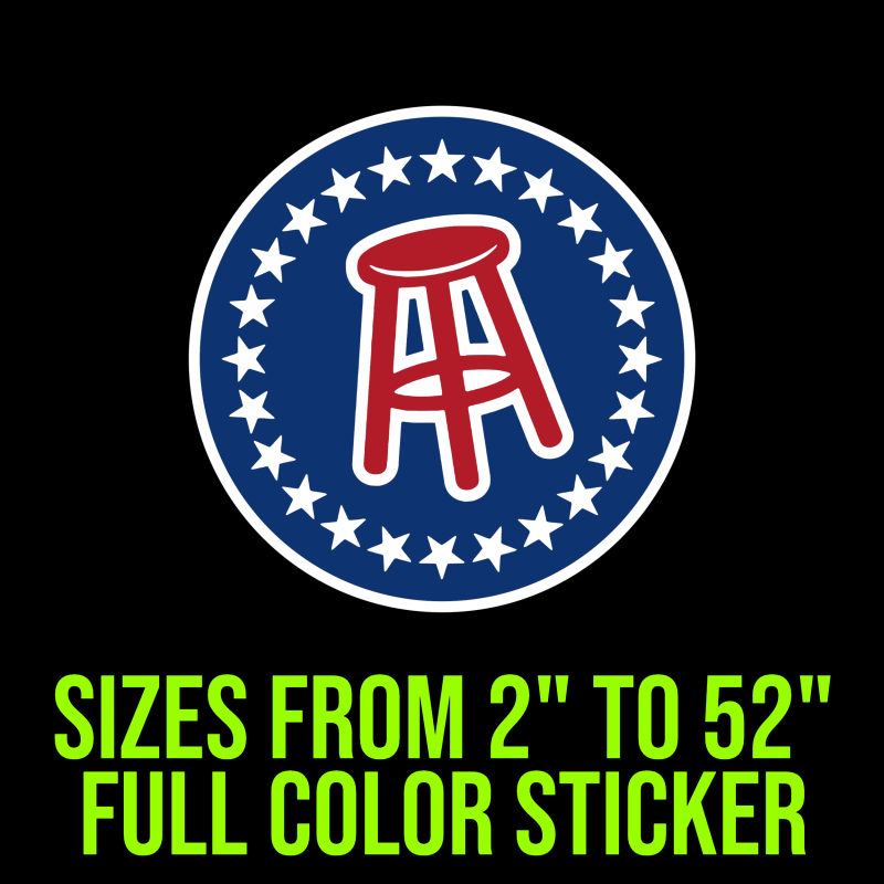 Barstool Sports Full Color Vinyl Decal - Custom Size