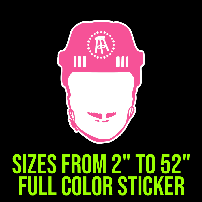 Spittin' Chiclets Full Color Vinyl Decal - Custom Size