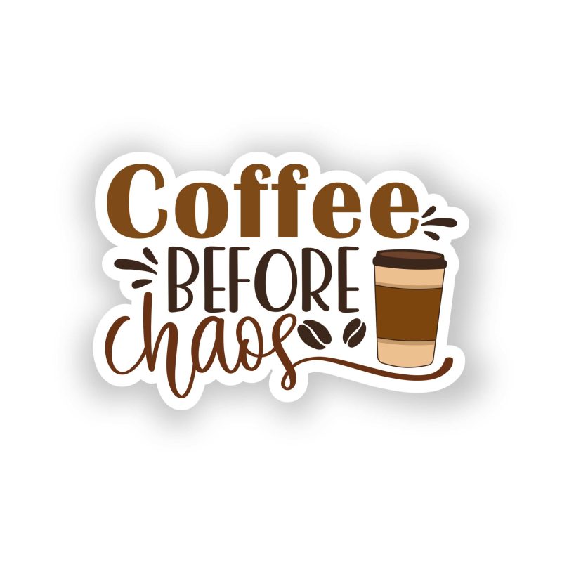 Coffee Full Color Vinyl Decal - Custom Size