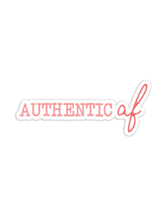 Authentic Af Full Color Vinyl Decal