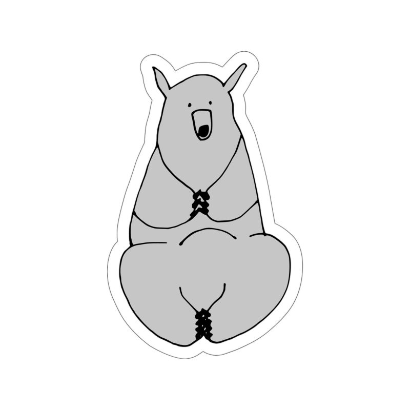 Bear Full Color Vinyl Decal - Custom Size