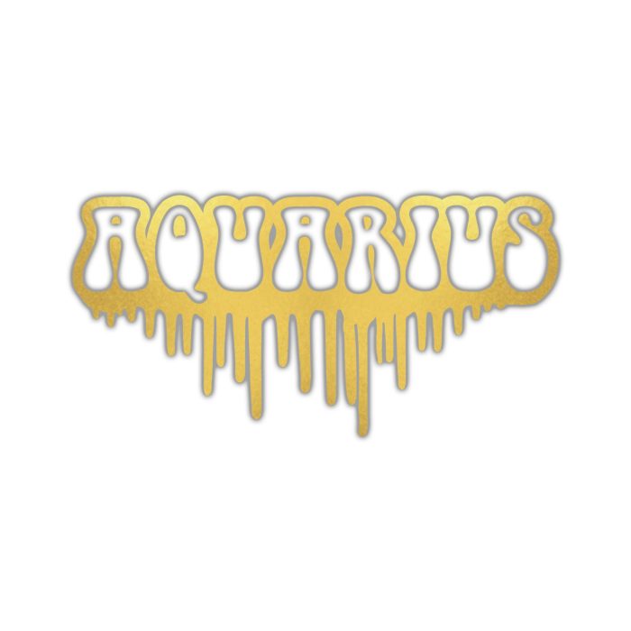Aquarius Drip - Full Color Vinyl Decal - Custom Size