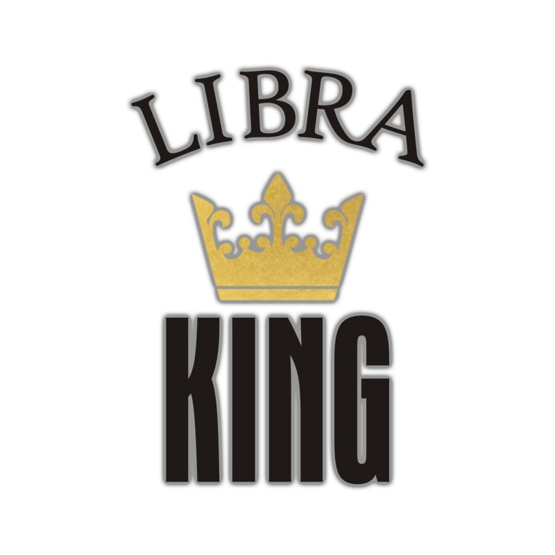 Libra King - Full Color Vinyl Decal - Custom Size