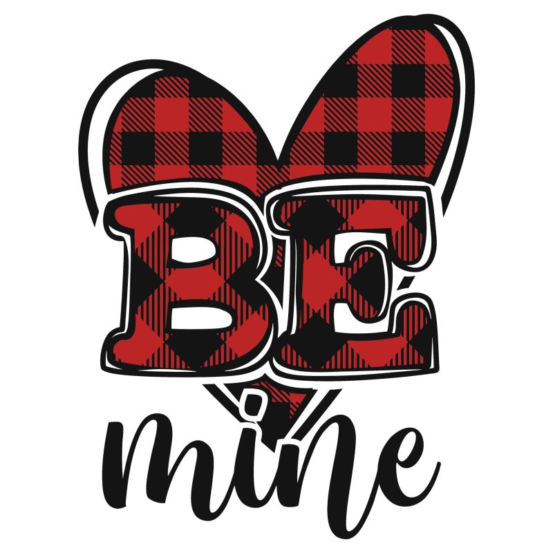 Be Mine Full Color Vinyl Decal - Custom Size