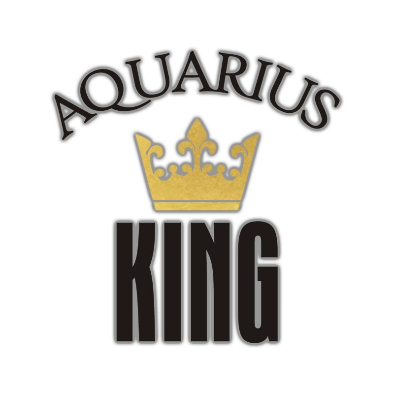 Aquarius King - Full Color Vinyl Decal - Custom Size