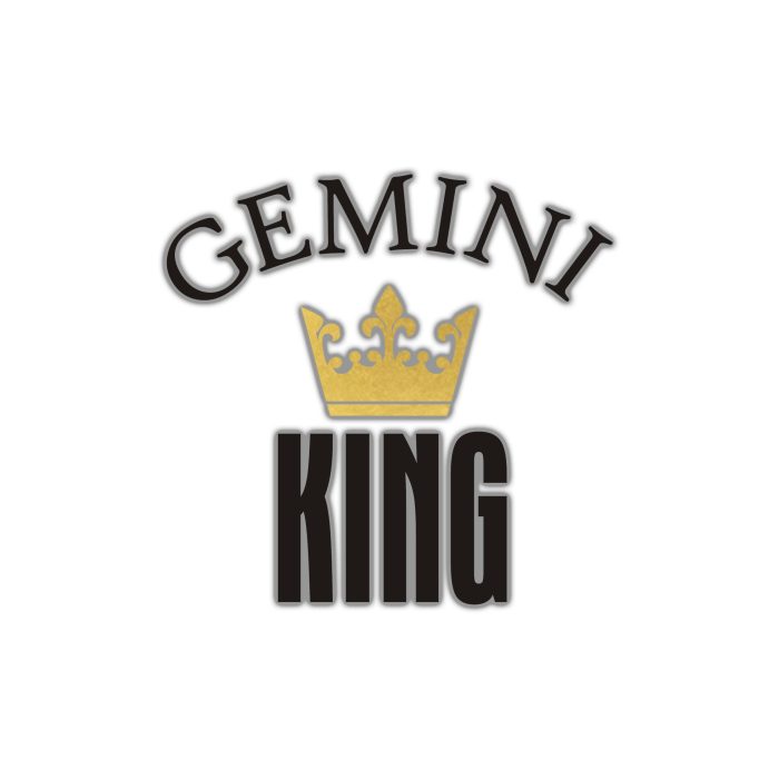 Gemini King - Full Color Vinyl Decal - Custom Size