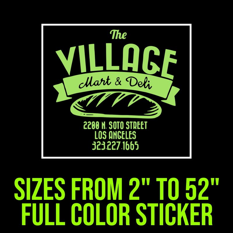 Custom Full Color Vinyl Decal