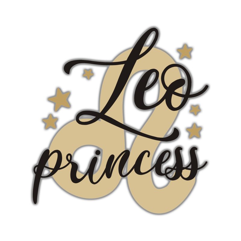 Leo Princess - Full Color Vinyl Decal - Custom Size