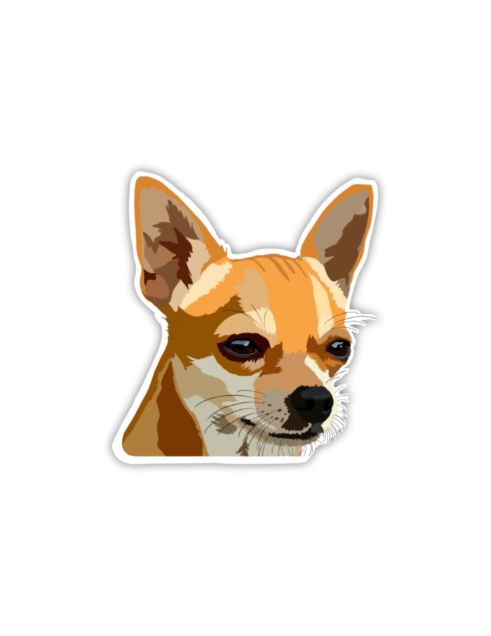 Chihuahua - Dog Full Color Vinyl Decal