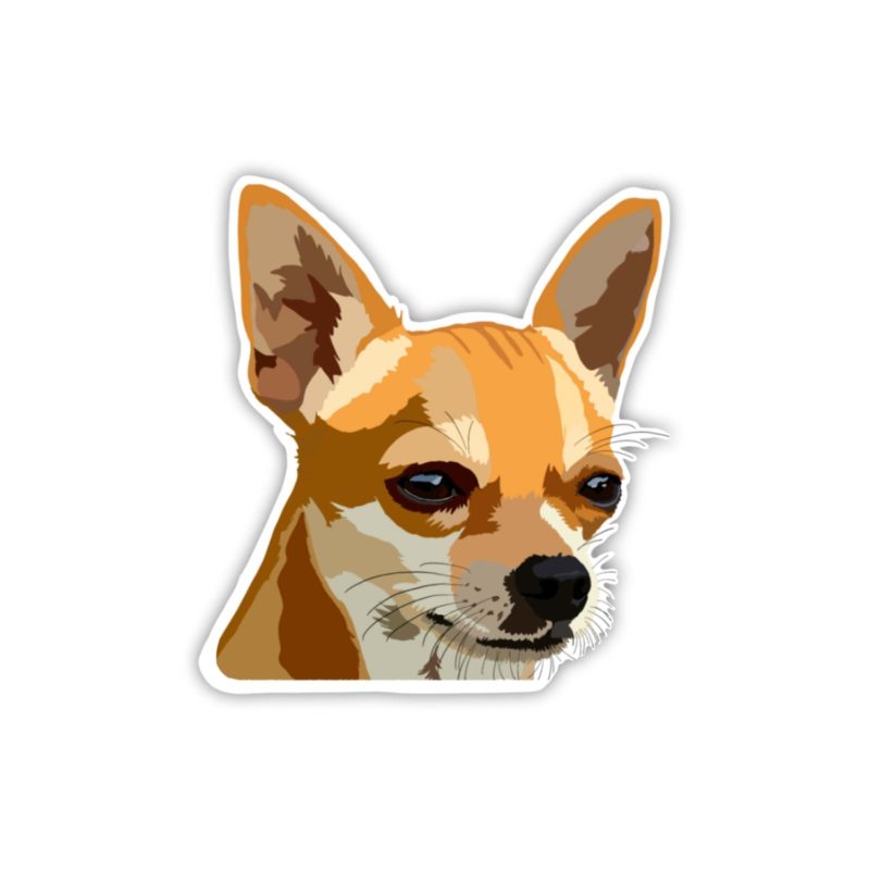 Chihuahua - Dog Full Color Vinyl Decal