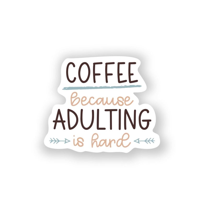 Coffee Full Color Vinyl Decal - Custom Size
