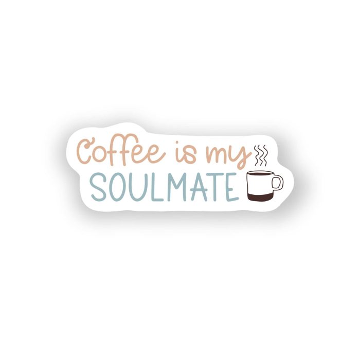 Coffee Full Color Vinyl Decal - Custom Size