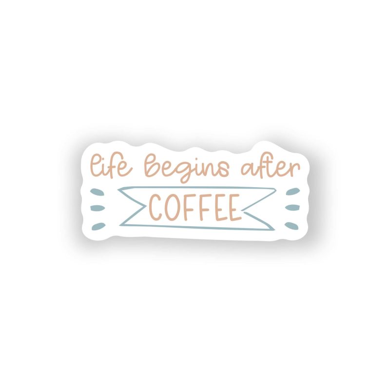 Coffee Full Color Vinyl Decal - Custom Size