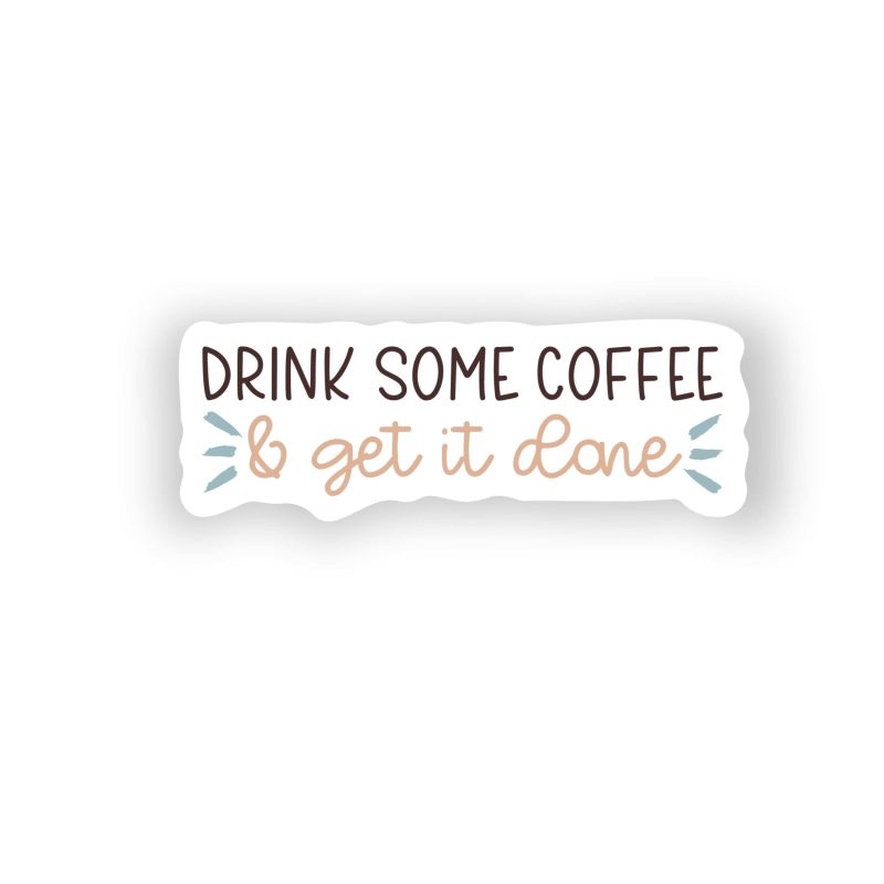 Coffee Full Color Vinyl Decal - Custom Size