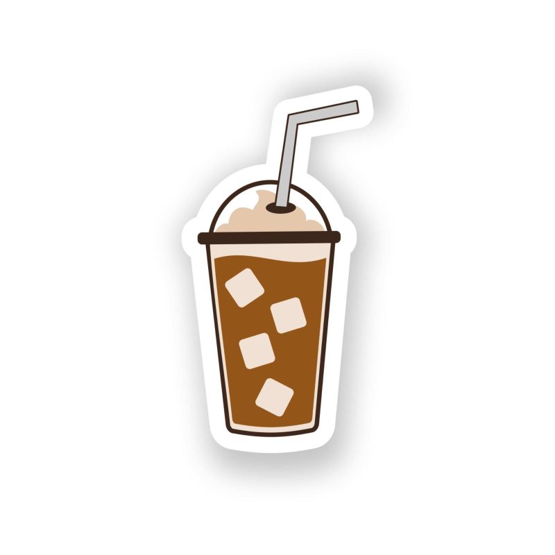 Coffee Full Color Vinyl Decal - Custom Size