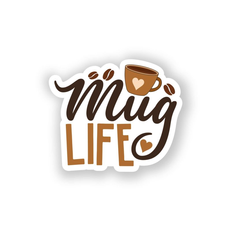 Coffee Full Color Vinyl Decal - Custom Size