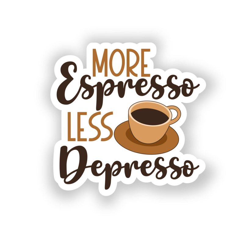 Coffee Full Color Vinyl Decal - Custom Size