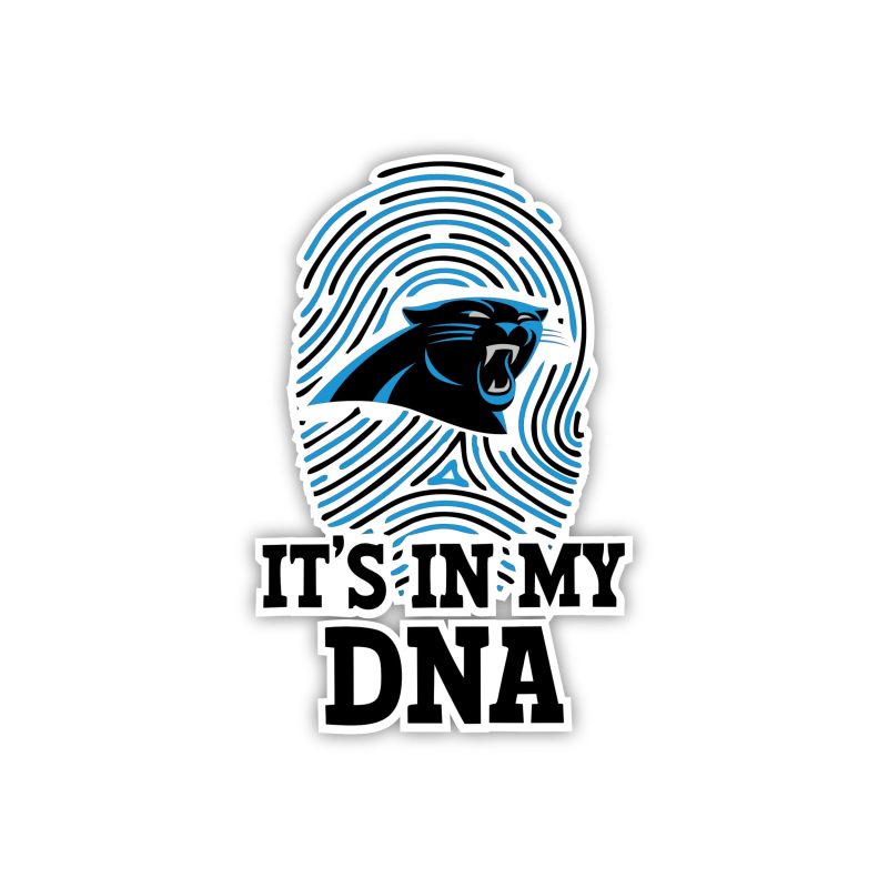 Carolina Panthers Full Color Vinyl Decal - DNA - Custom Size