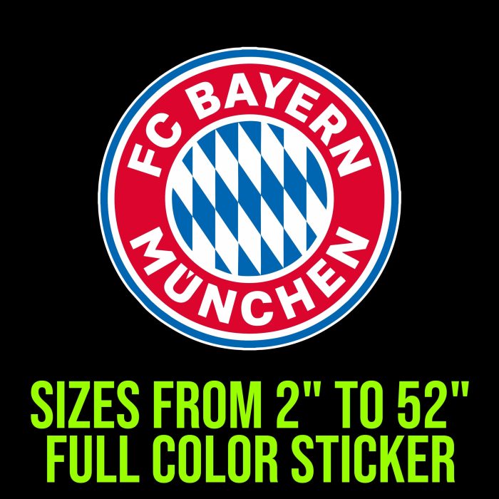 FC Bayern Munich Full Color Vinyl Decal