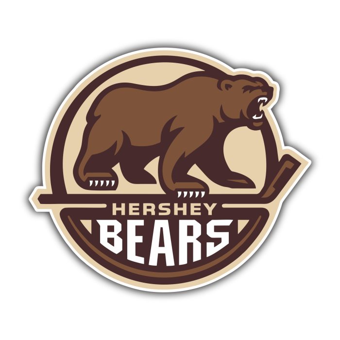 Hershey Bears Full Color Vinyl Decal - Custom Size