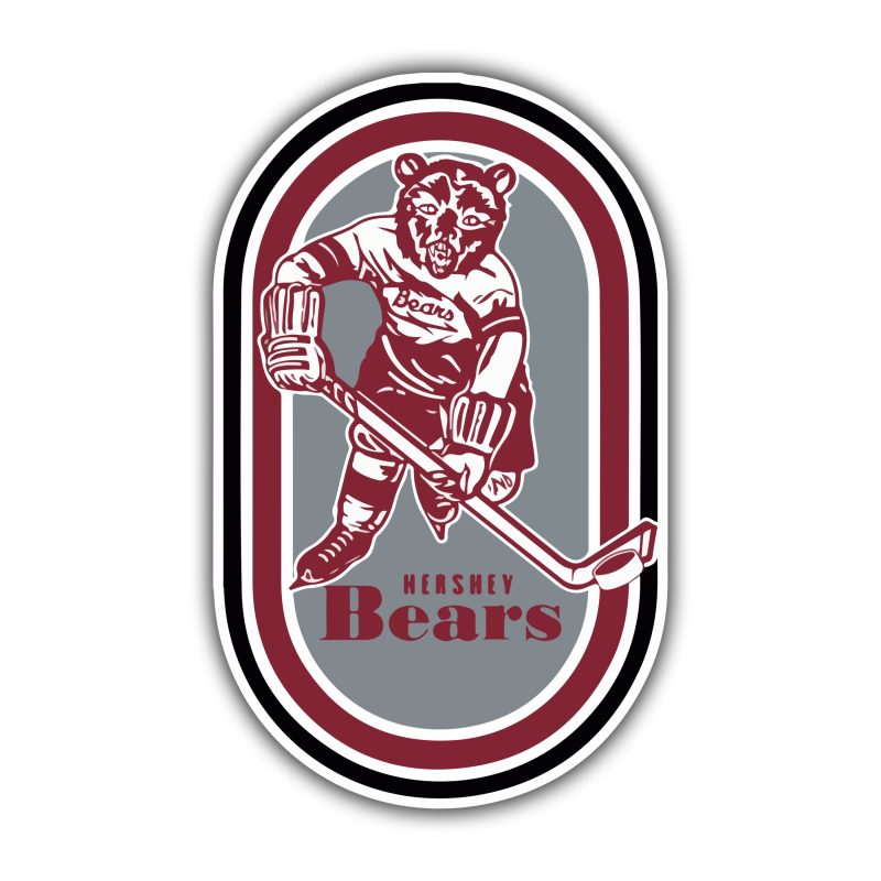 Hershey Bears Full Color Vinyl Decal - Custom Size