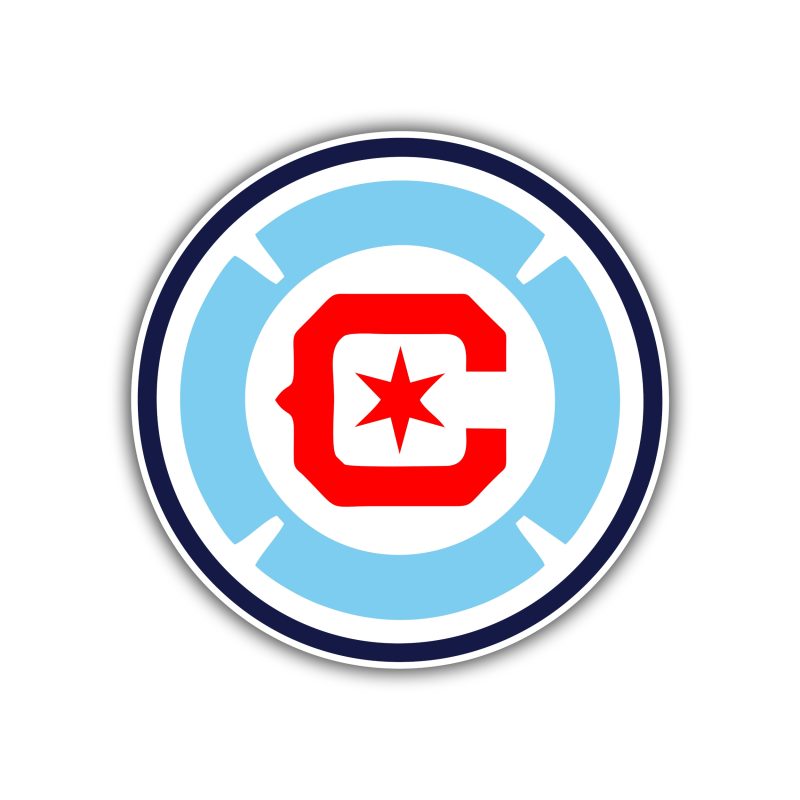 Chicago Fire FC - Full Color Vinyl Decal- (Copy)
