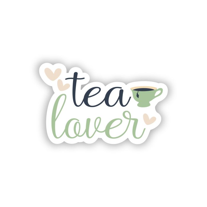 Tea Lover Full Color Vinyl Decal - Custom Size