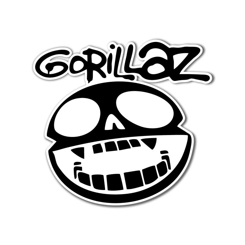 Gorillaz Full Color Vinyl Decal - Custom Size