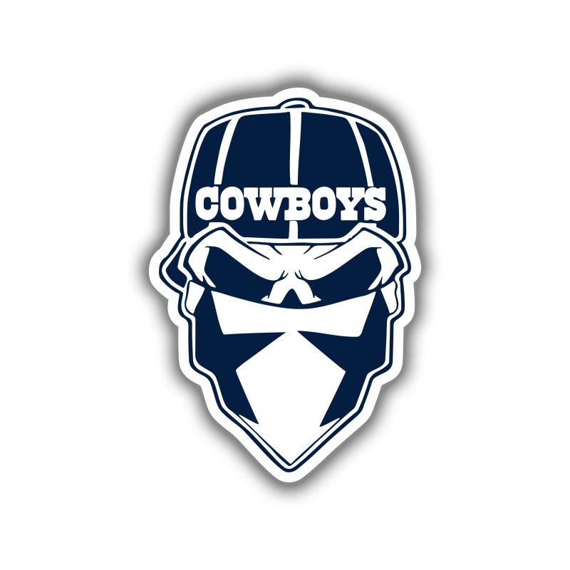 Dallas Cowboys Full Color Vinyl Sticker - Custom Size