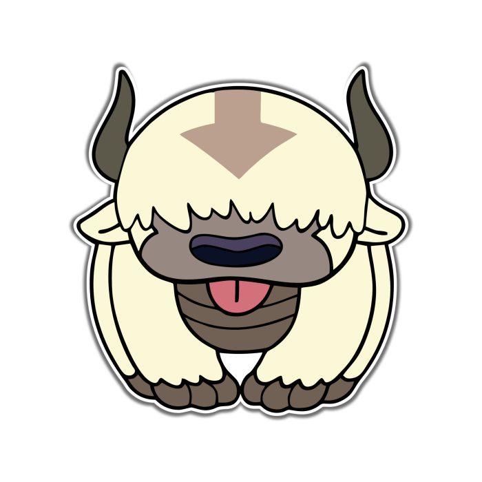 Appa Full Color Vinyl Decal - Custom Size