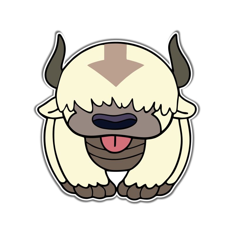 Appa Full Color Vinyl Decal - Custom Size