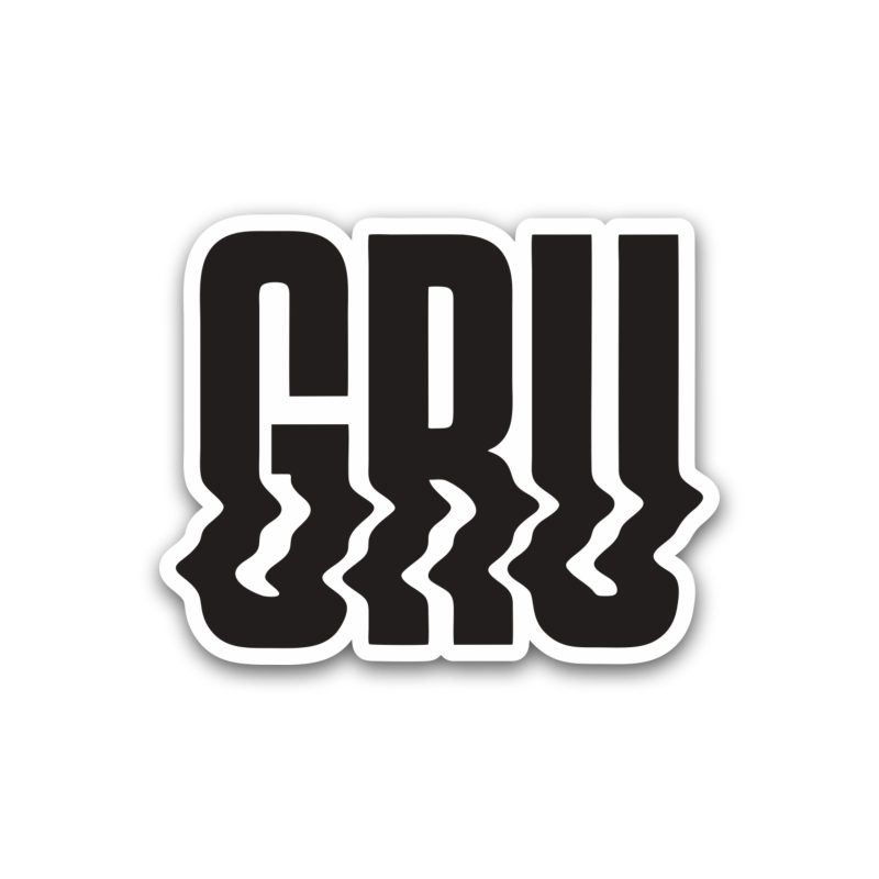 Despicable Me - Gru Name in Black - Full Color Vinyl Sticker - Custom Size