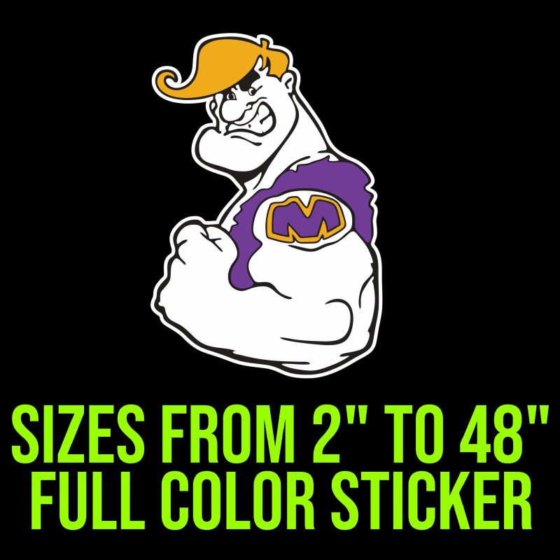 Custom for Robert - Purple Giant Full Color Vinyl Decal