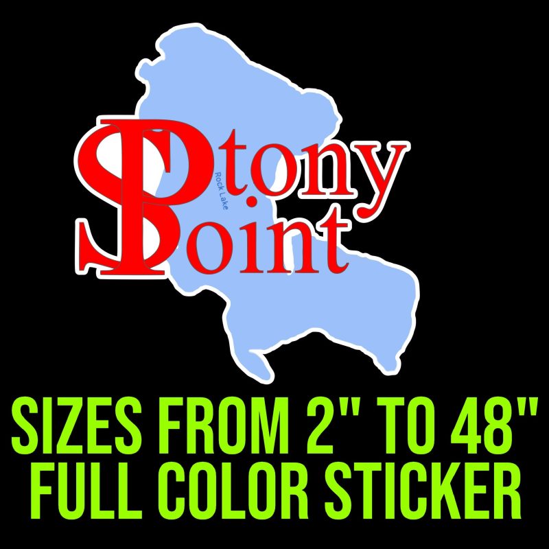 Stony Point - Custom for Travis Full Color Vinyl Decal