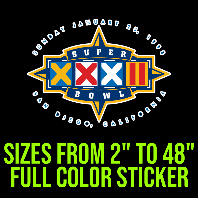 Special order for Brianna - SB 32-  Full Color Vinyl Decal - custom size