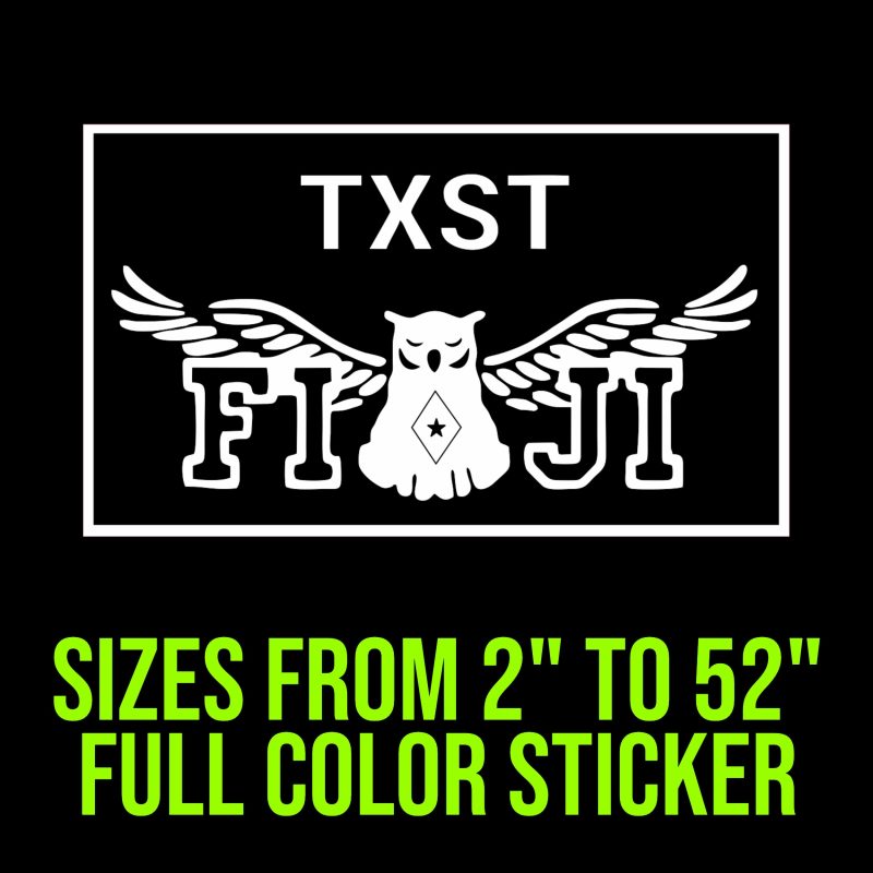 Custom for Al- TXSTFIJI