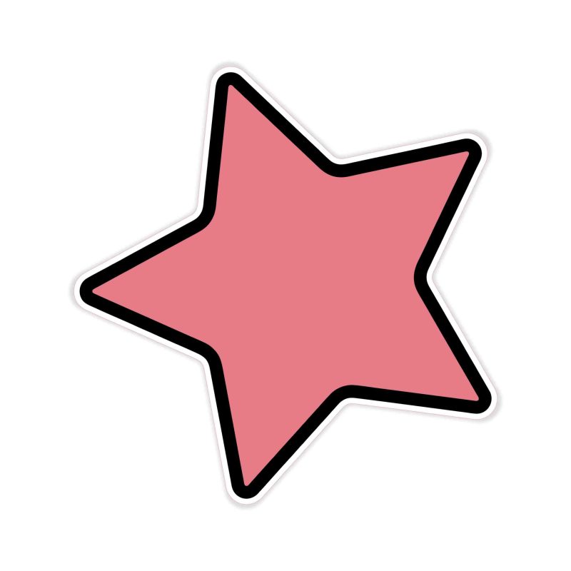 Star Full Color Vinyl Decal - Custom Size