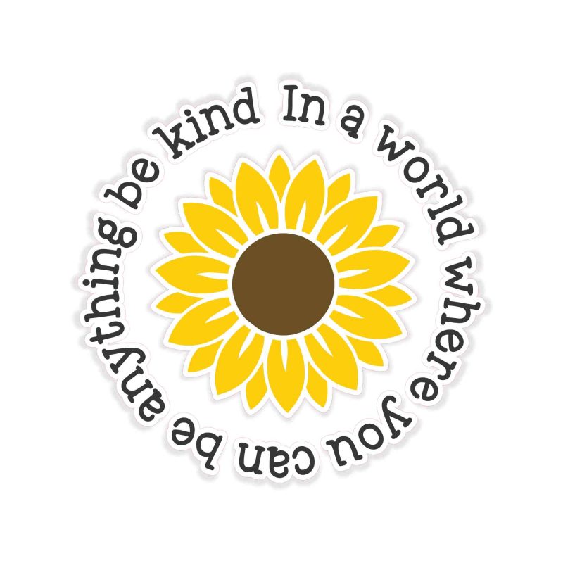 Sunflower Full Color Vinyl - Custom Size