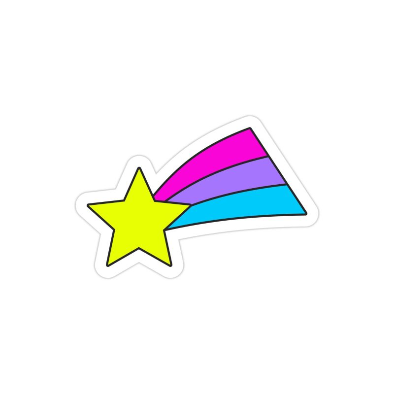 Star Full Color Vinyl Decal - Custom Size