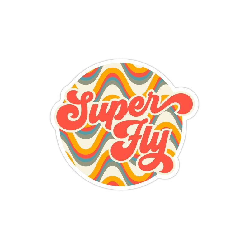 Super Fly Full Color Vinyl Decal - Custom Size