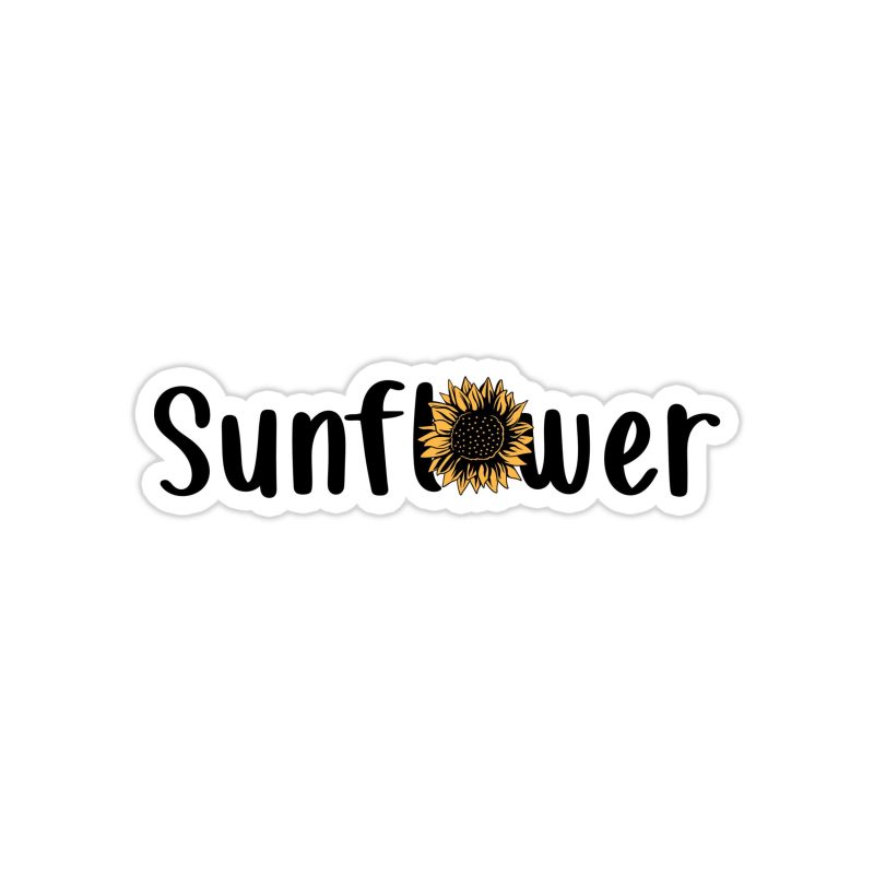 Sunflower Full Color Vinyl - Custom Size