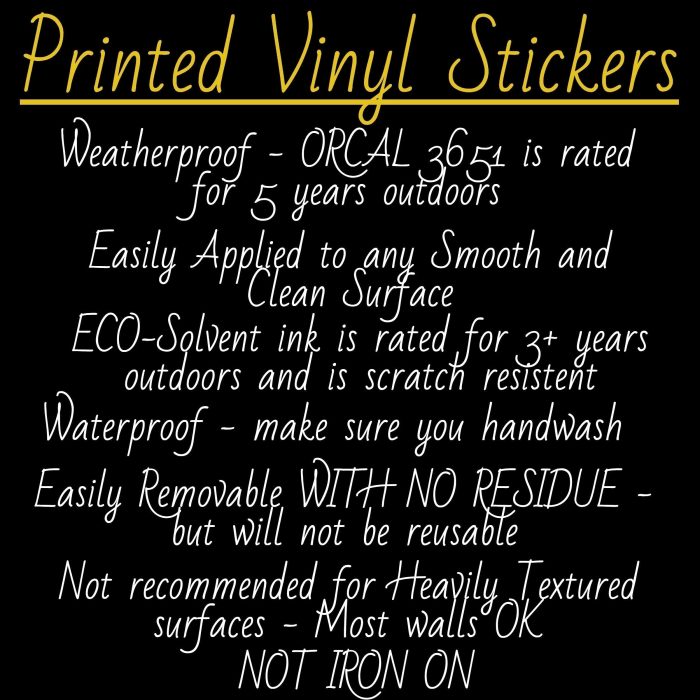 Thank you - Full Color Vinyl Decal - Image 2