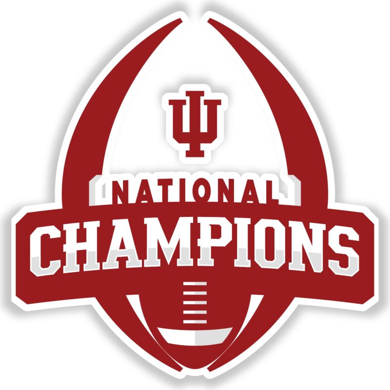 Indiana Hoosiers Full Color Vinyl Decal - Custom Size