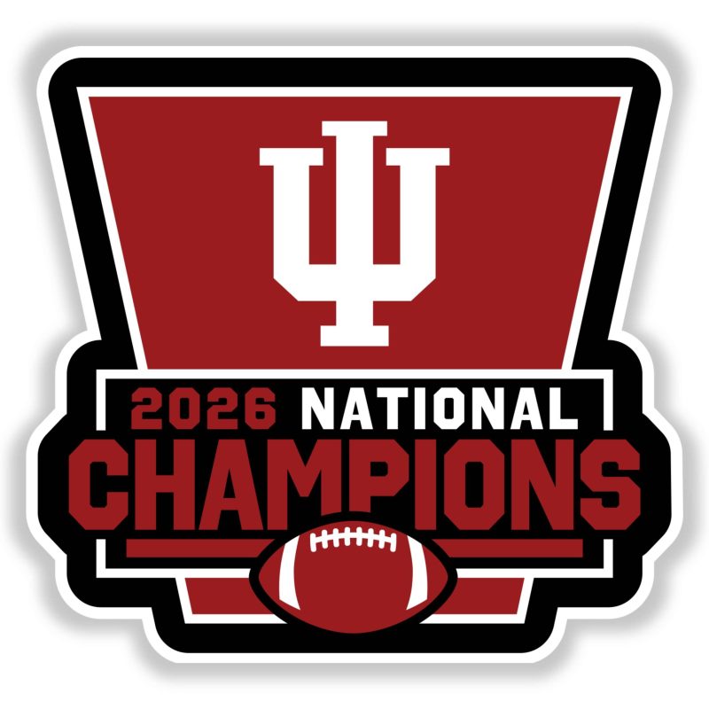 Indiana Hoosiers Full Color Vinyl Decal - Custom Size